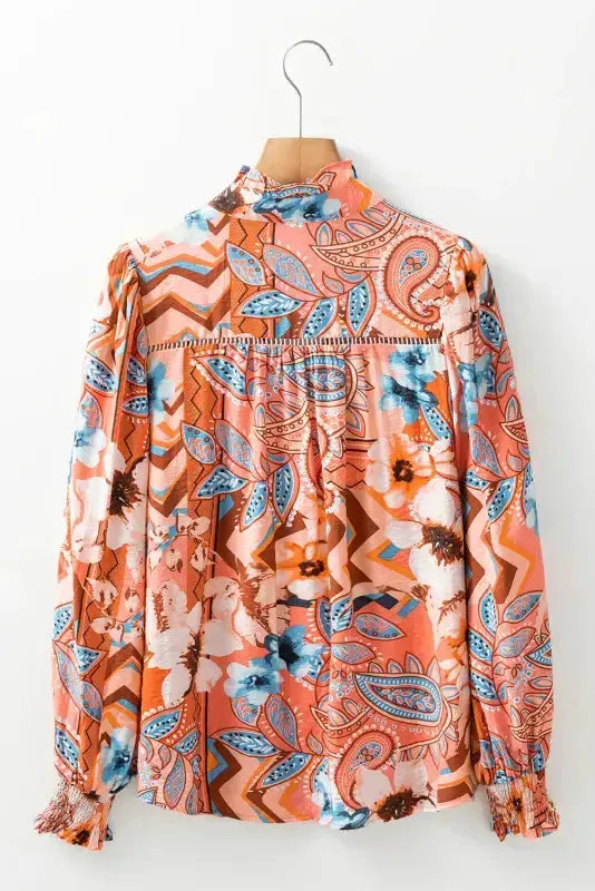 Floral Sunset Loose Fit Shirt