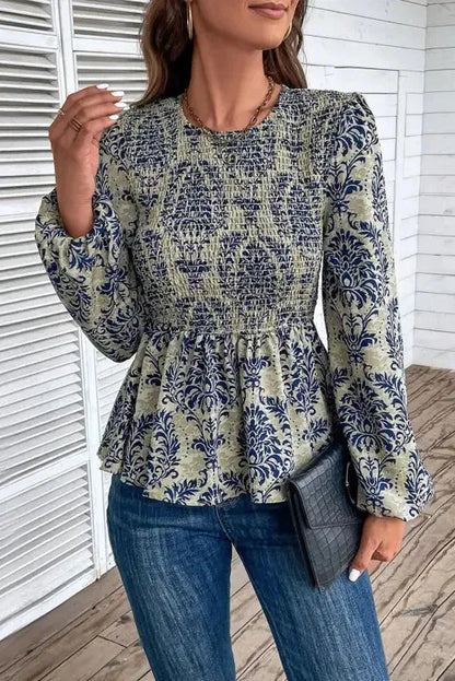 Free Spirit Peplum Blouse
