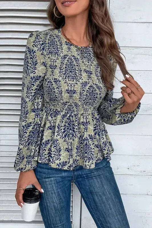 Free Spirit Peplum Blouse