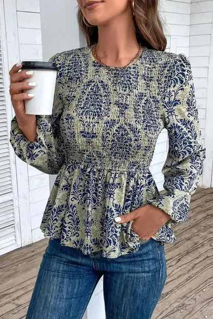 Free Spirit Peplum Blouse