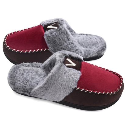 VONMAY Women's Fuzzy Memory Foam Slippers