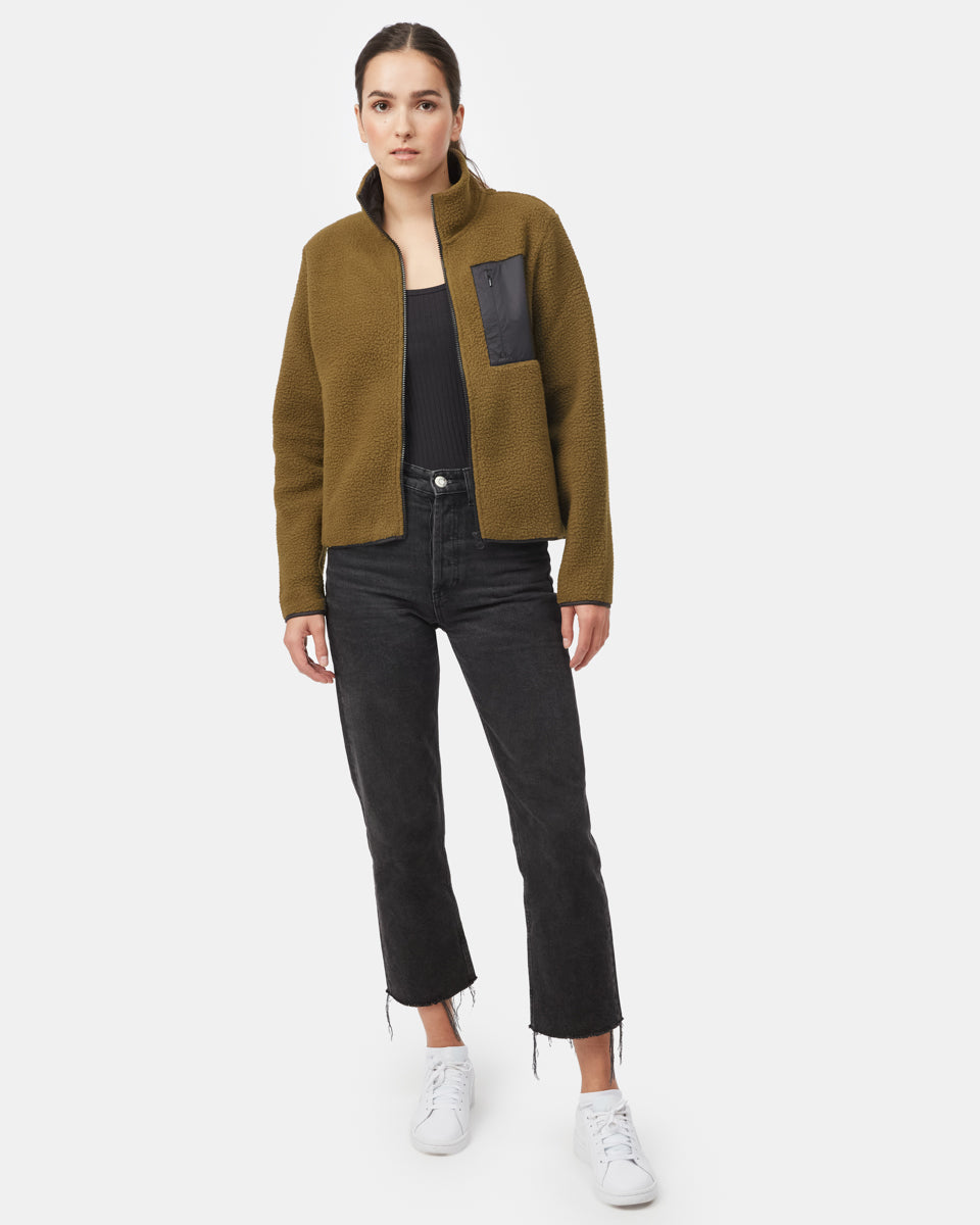 Μπουφάν με φερμουάρ Ecoloft