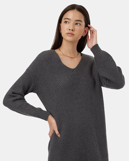 Highline V-Neck Sweater Dress