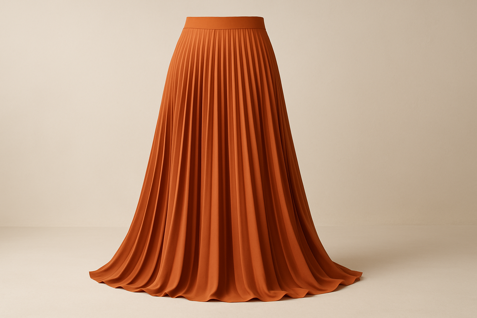 Halo Pleated Maxi Skirt