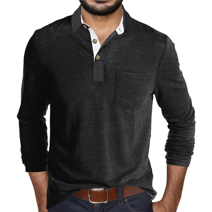 Sleeve Henley Shirt