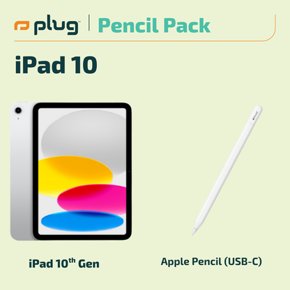 iPad 10th Gen + Apple Pencil Pack