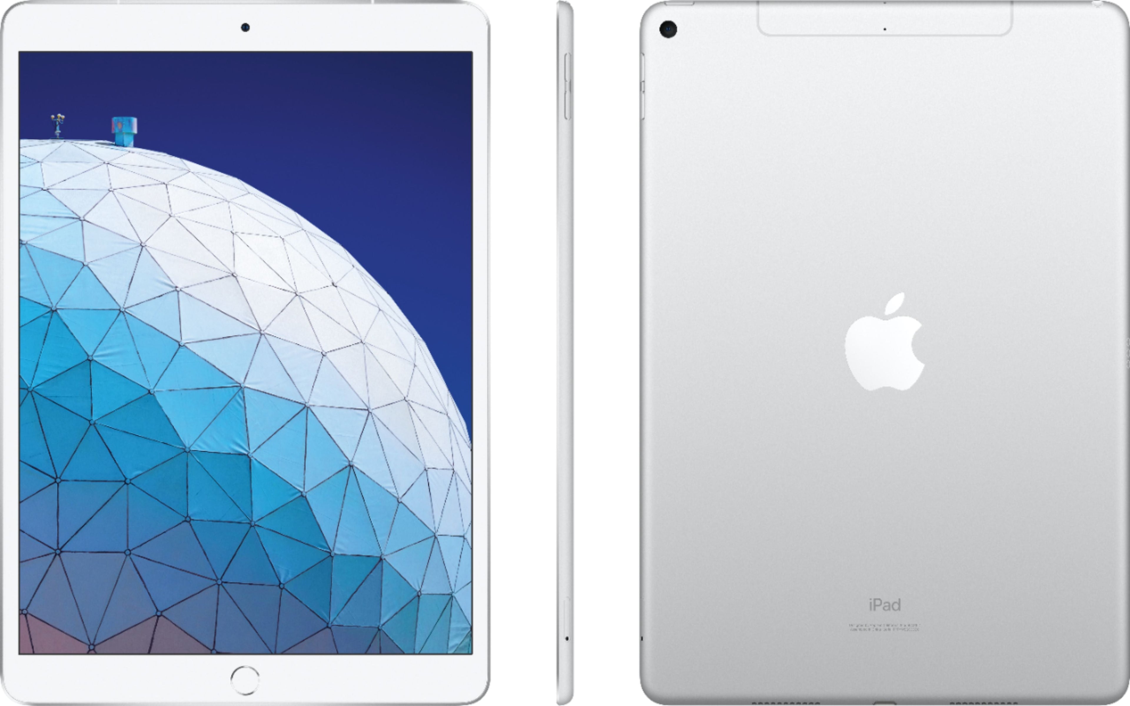 iPad Air 3 (3ης γενιάς, 10,5") 256GB Ασημί (Κινητή τηλεφωνία + Wifi)