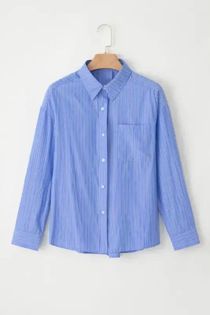 Indigo Streak Relax Shirt