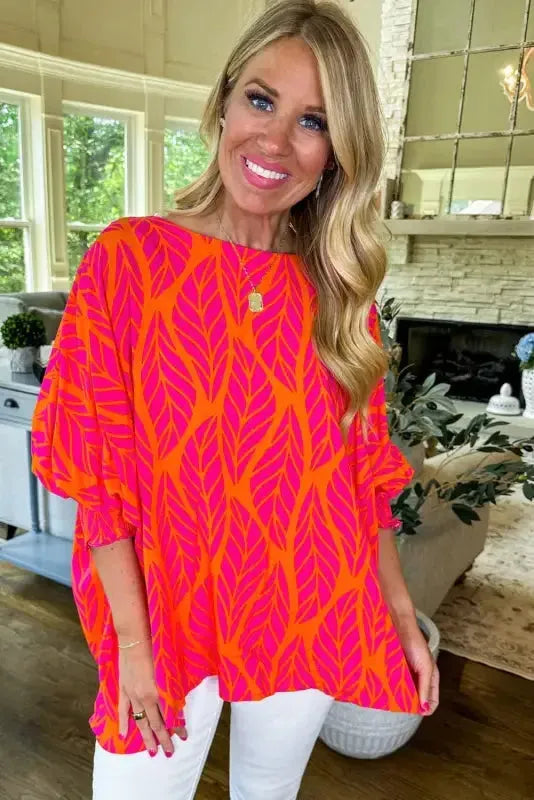 Island Breeze Puff Sleeve Blouse