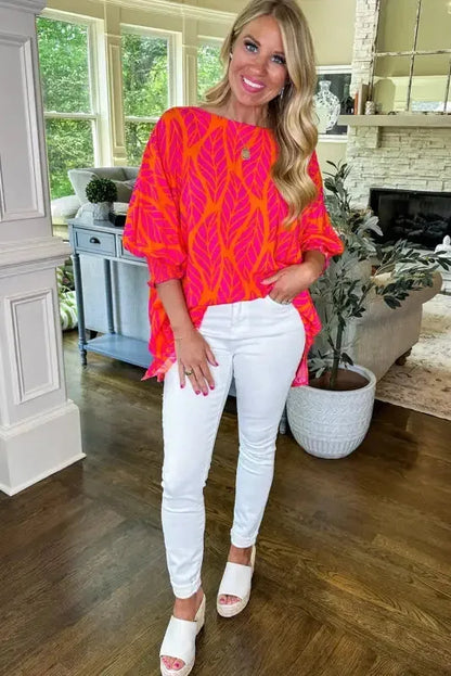 Island Breeze Puff Sleeve Blouse