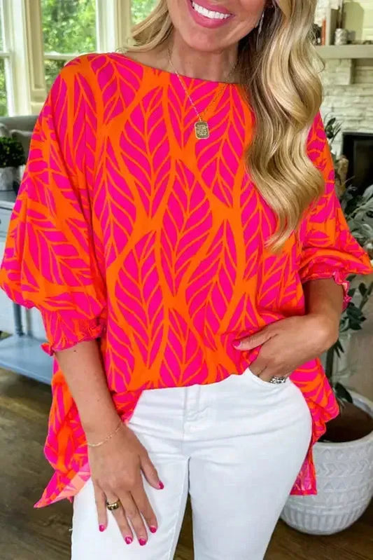 Island Breeze Puff Sleeve Blouse