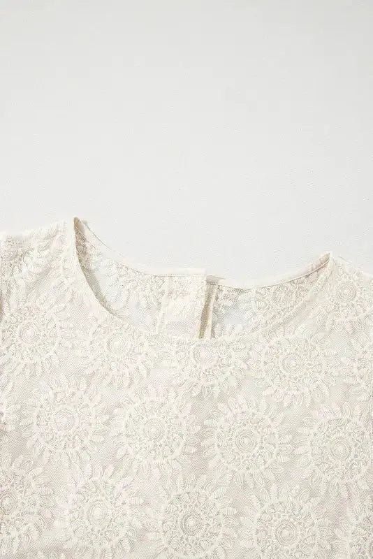 Jacquard Bloom Blouse
