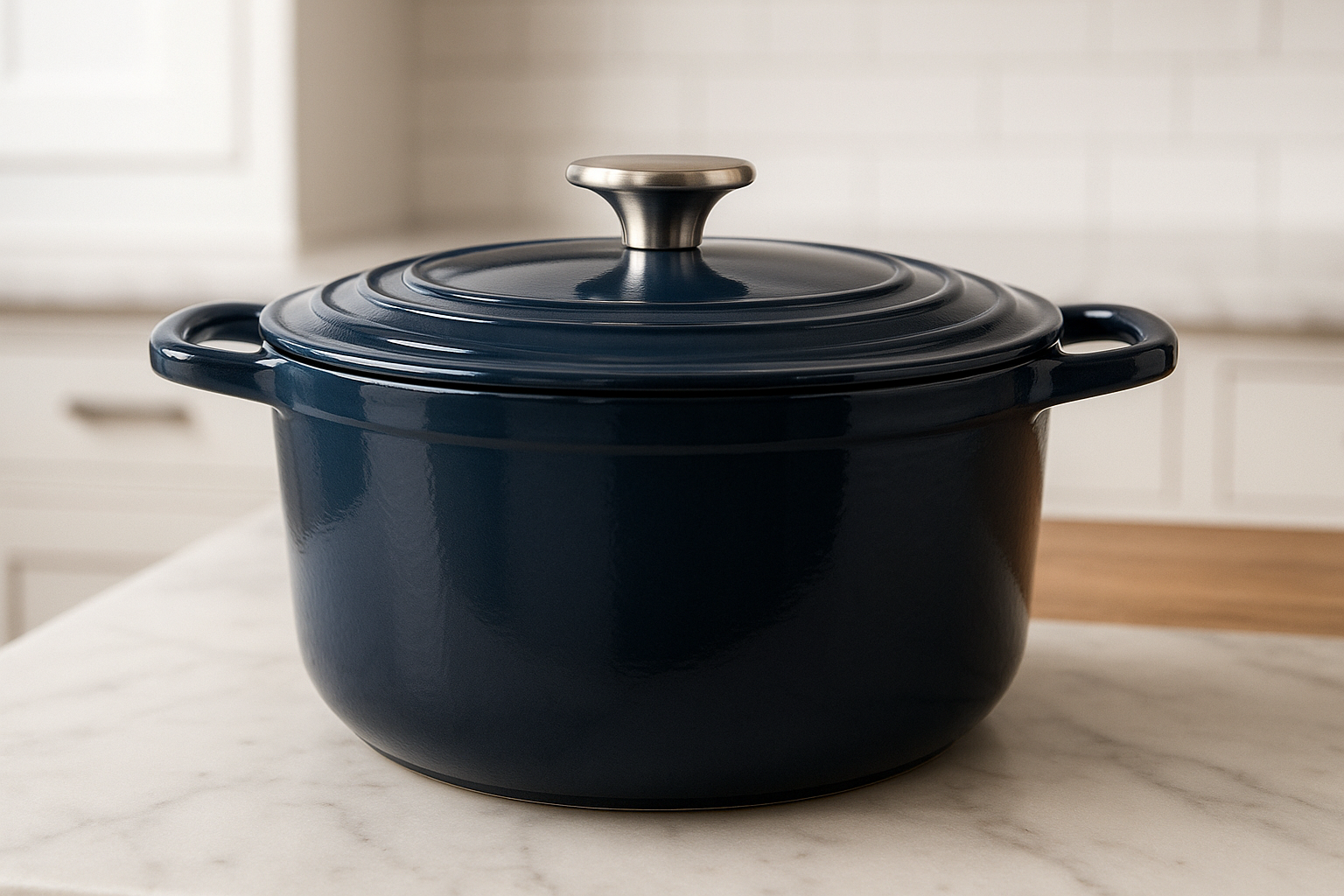 Kitchen essential engineered for daily performance and easy care. Built for durability, safety, and clean design.

Material: Cast iron with enamel coating
Care: Hand wash; dry promptly
Best for: Braising, stews, baking bread
Superior heat retention
Tight‑fitting lid
Chip‑resistant enamel

Quality checks include food‑safe finishes, secure fasteners, and stress‑tested components. Choose size for capacity: Small for 1–2 servings, Medium for family meals, Large for batch prep.