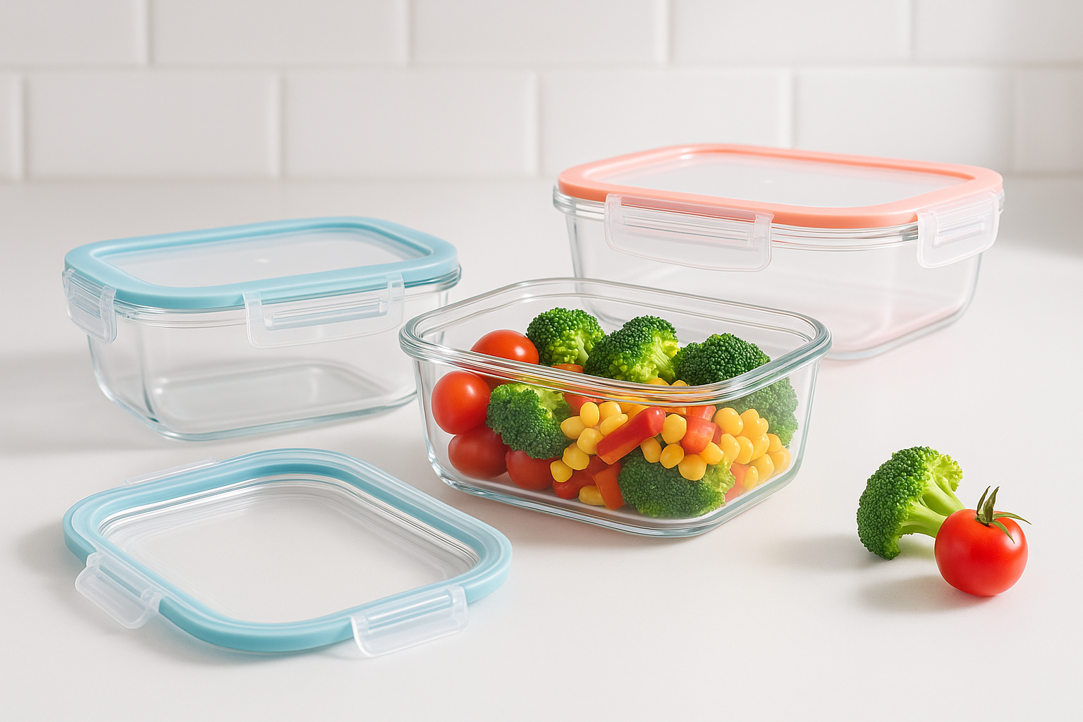 Kitchen essential engineered for daily performance and easy care. Built for durability, safety, and clean design.

Material: Glass with silicone gasket lids
Care: Dishwasher safe; do not heat lids
Best for: Meal prep, leftovers
Borosilicate glass
Snap‑lock lids, leakproof
Oven/microwave safe (without lid)

Quality checks include food‑safe finishes, secure fasteners, and stress‑tested components. Choose size for capacity: Small for 1–2 servings, Medium for family meals, Large for batch prep.