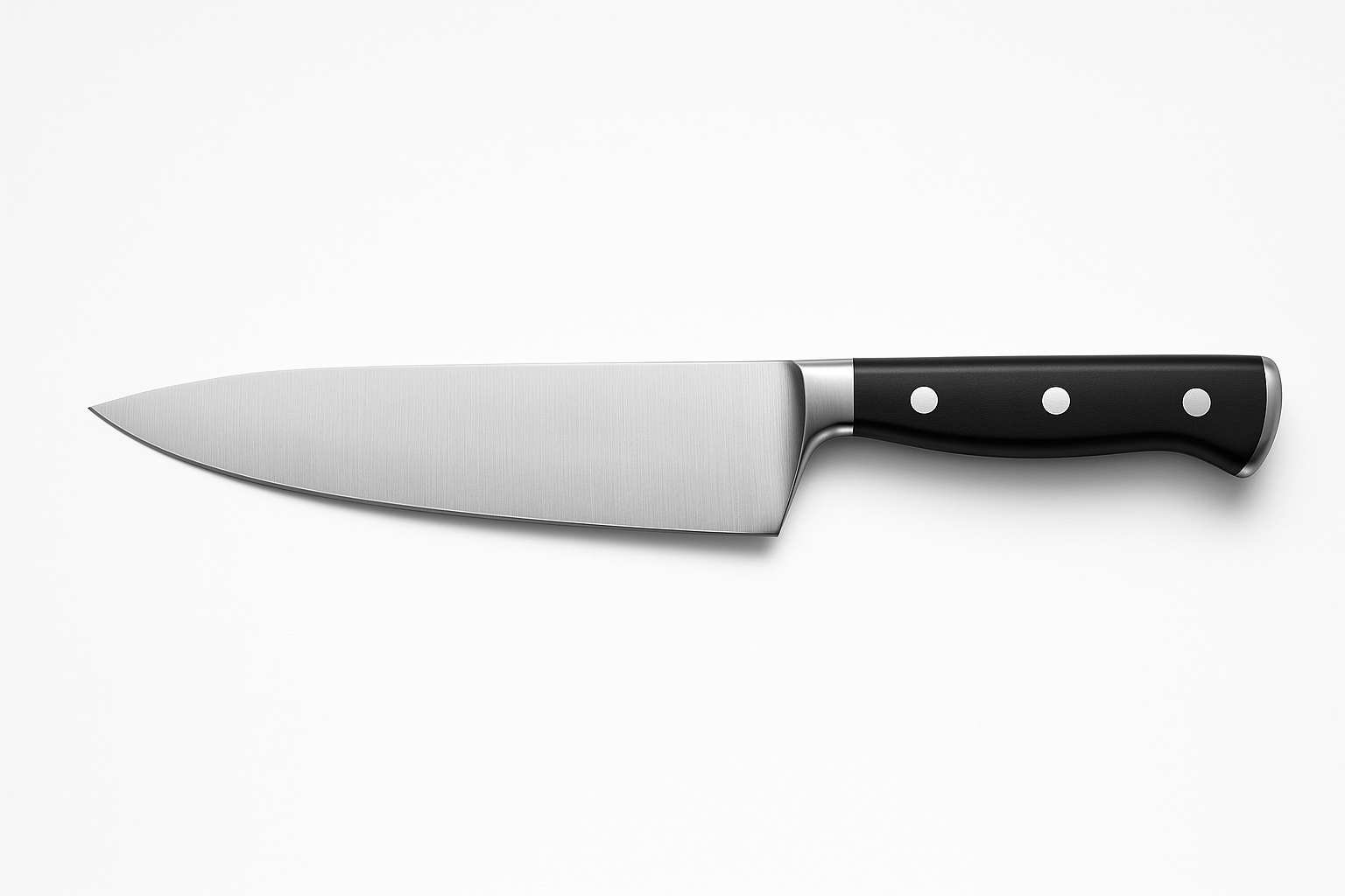 Kitchen essential engineered for daily performance and easy care. Built for durability, safety, and clean design.

Material: High‑carbon stainless steel
Care: Hand wash; hone regularly
Best for: Chop, slice, mince
Full‑tang blade
Precision 15° edge
Ergonomic triple‑riveted handle

Quality checks include food‑safe finishes, secure fasteners, and stress‑tested components. Choose size for capacity: Small for 1–2 servings, Medium for family meals, Large for batch prep.