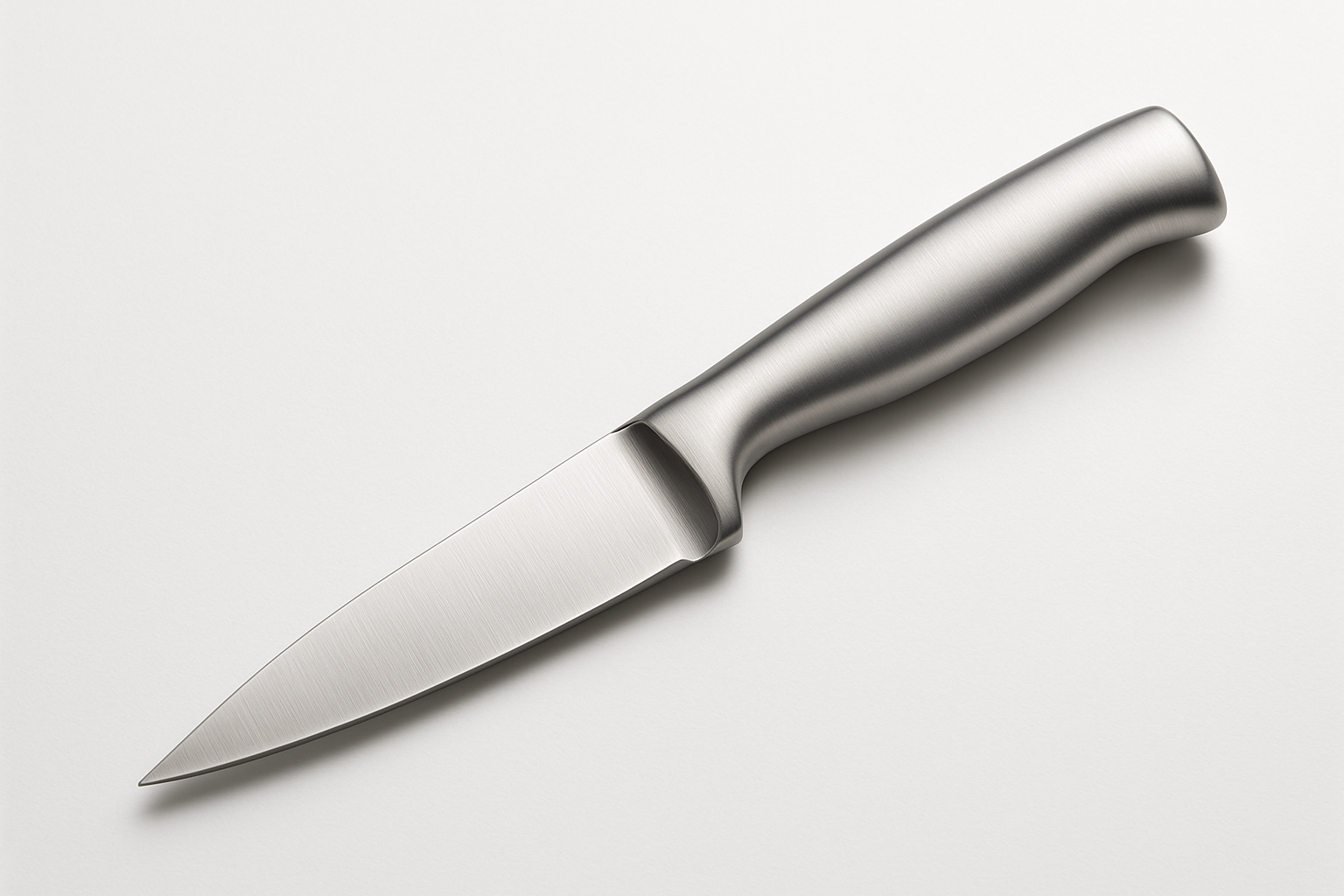 Kitchen essential engineered for daily performance and easy care. Built for durability, safety, and clean design.

Material: High‑carbon stainless steel
Care: Hand wash; store in sheath/block
Best for: Peeling, trimming
Fine tip control
Full‑tang
Comfort grip

Stainless steel colour