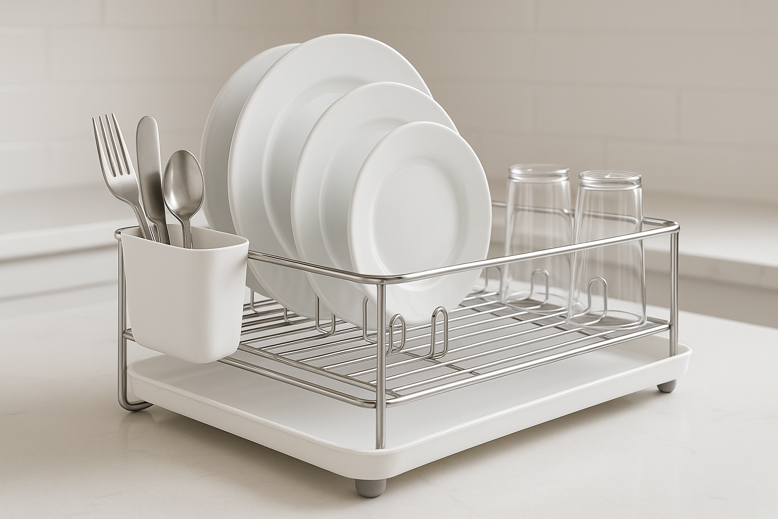 Kitchen essential engineered for daily performance and easy care. Built for durability, safety, and clean design.

Material: Stainless steel frame, PP tray
Care: Wipe dry; avoid standing water
Best for: Countertop drying
Extendable tray
Removable cutlery caddy
Anti‑rust finish

Quality checks include food‑safe finishes, secure fasteners, and stress‑tested components. Choose size for capacity: Small for 1–2 servings, Medium for family meals, Large for batch prep.