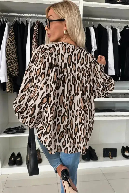 Leopard Luxe Oversized Shirt
