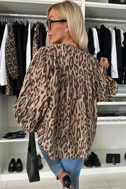 Leopard Luxe Oversized Shirt