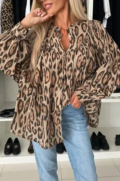 Leopard Luxe Oversized Shirt
