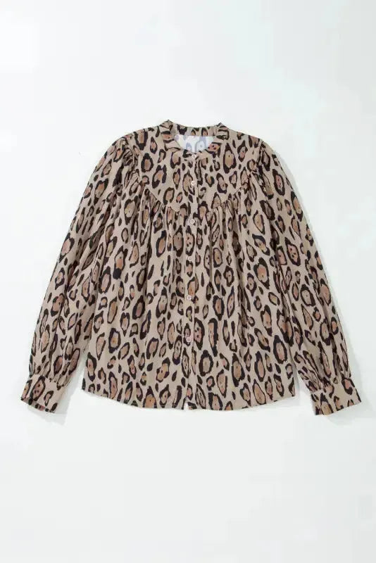 Leopard Luxe Oversized Shirt