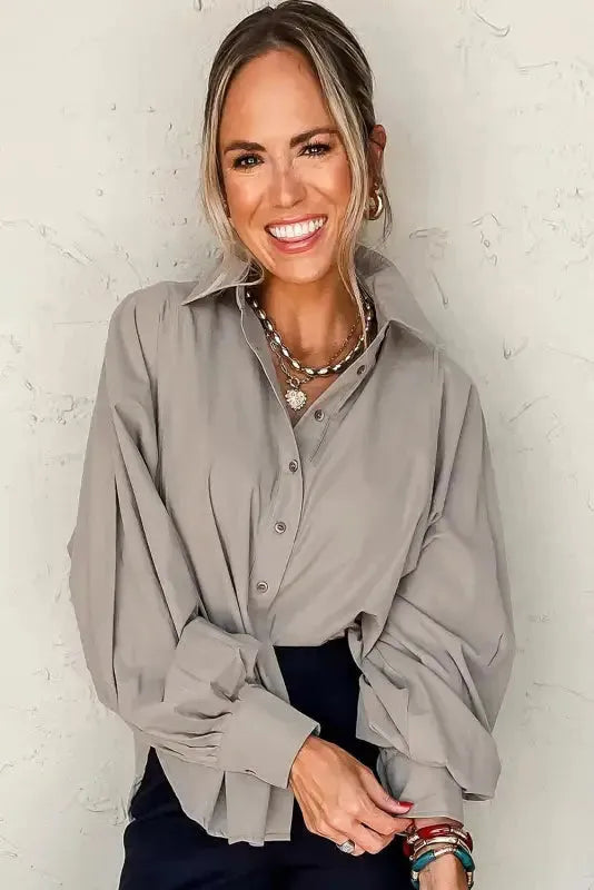 Loose Fit Shirt - Cotton & Linen