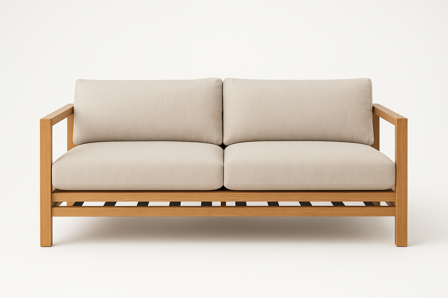 Modern furniture built for daily use. Balanced proportions, durable materials, and easy maintenance for a clean home setup.

Materials: Kiln‑dried hardwood frame, polyester‑linen upholstery
Care: Vacuum weekly; spot clean with mild soap
Ideal use: Living rooms, family spaces
High‑resilience foam cushions
No‑sag webbing suspension
Removable, stain‑resistant covers

Natural oak