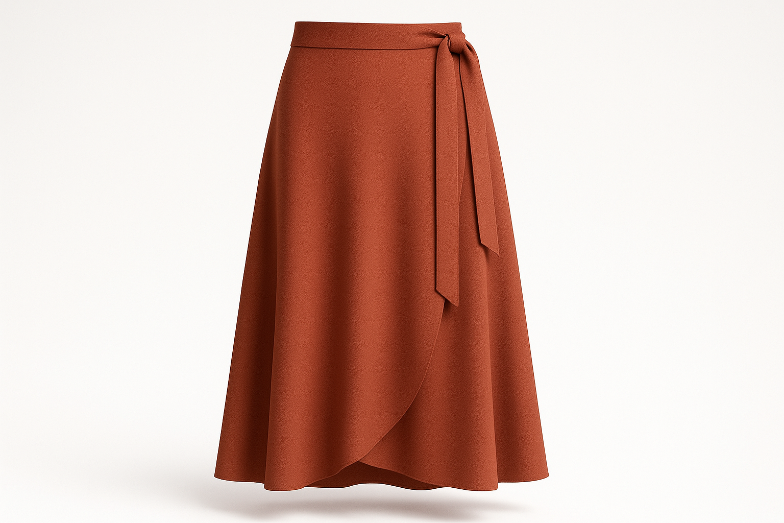 Nimbus Crepe Wrap Skirt
