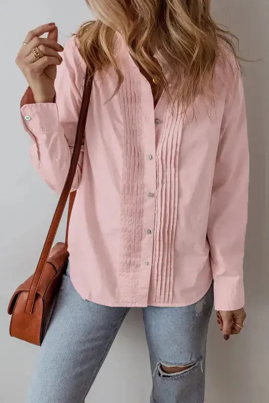Peach Whisper Office Shirt