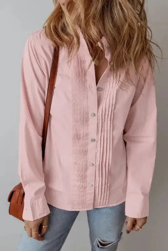 Peach Whisper Office Shirt