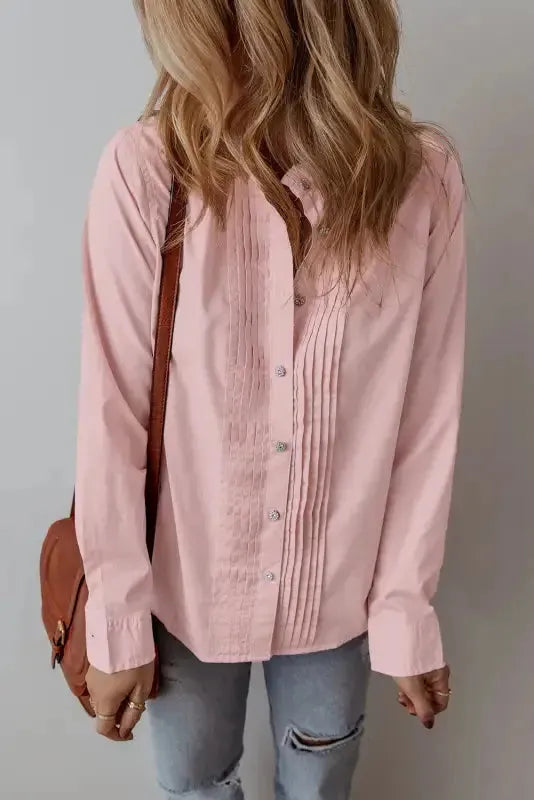 Peach Whisper Office Shirt