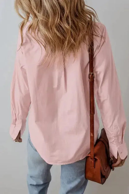 Peach Whisper Office Shirt
