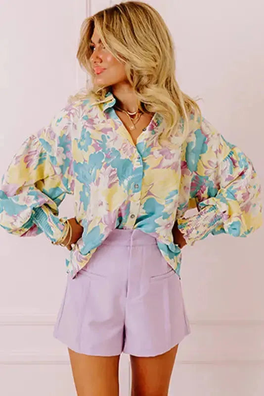 Petal Delight Baggy Blouse