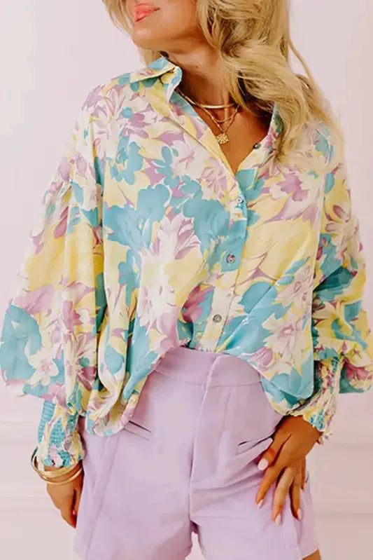Petal Delight Baggy Blouse