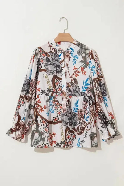 Petal Puff Casual Shirt