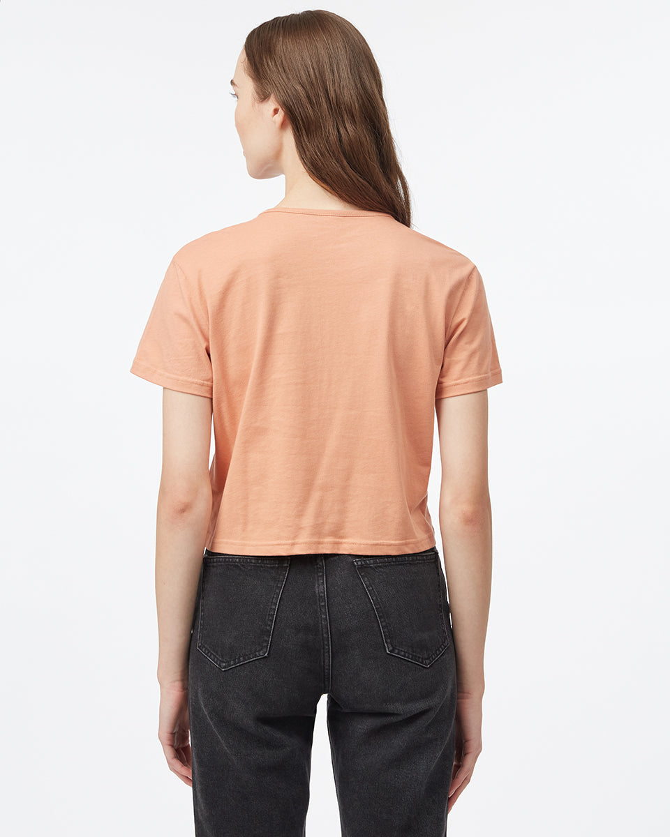 Organic Cotton Relaxed Cropped T-Shirt