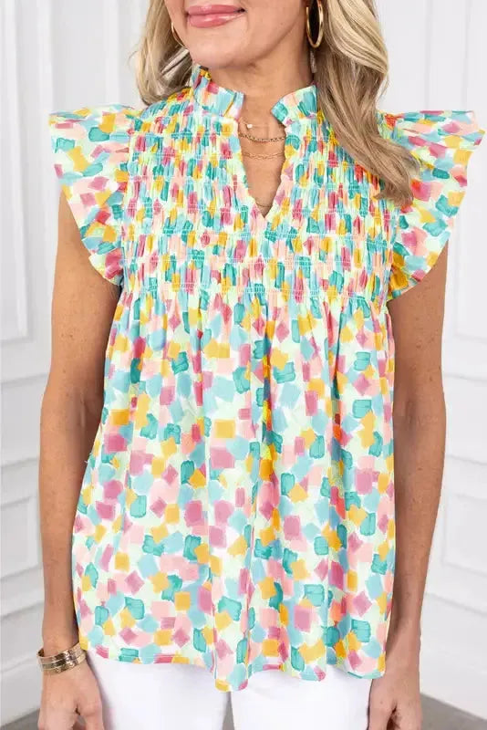Μπλούζα Pizzazz Peplum με φιστίκια