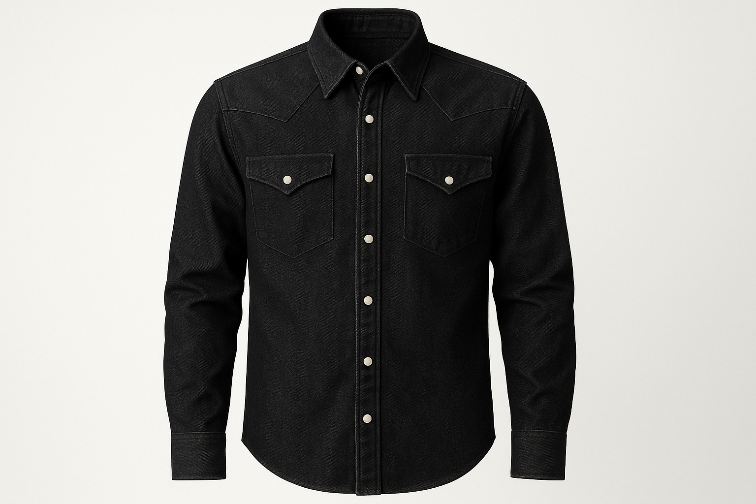 Denim Western Snap Shirt