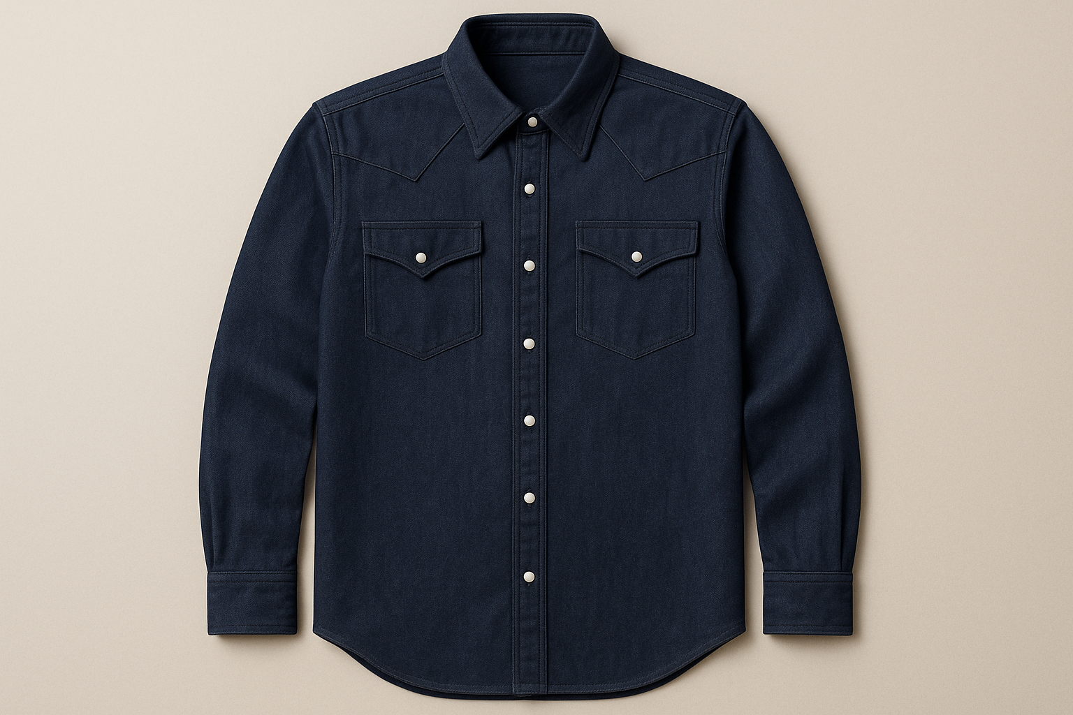 Denim Western Snap Shirt