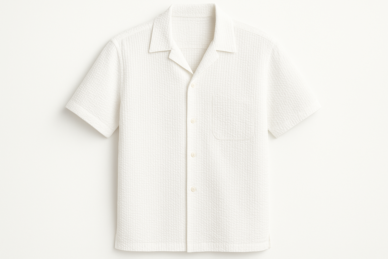 Seersucker Stripe Resort Shirt