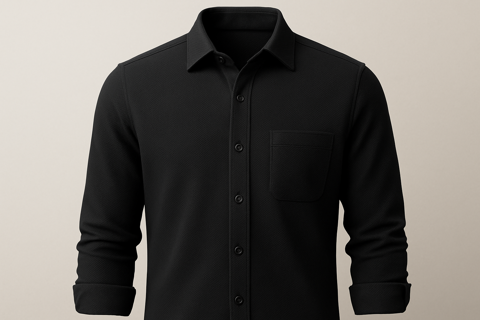 Piqué Structured Shirt