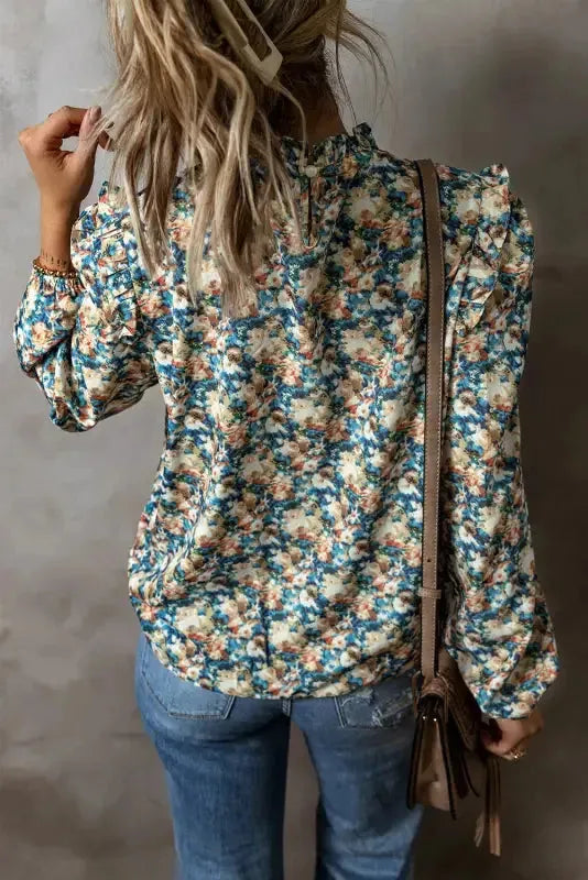 Puff Sleeve Petals Blouse
