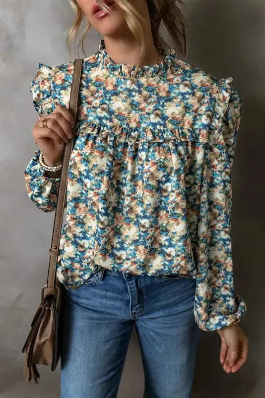 Puff Sleeve Petals Blouse
