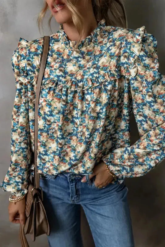 Puff Sleeve Petals Blouse