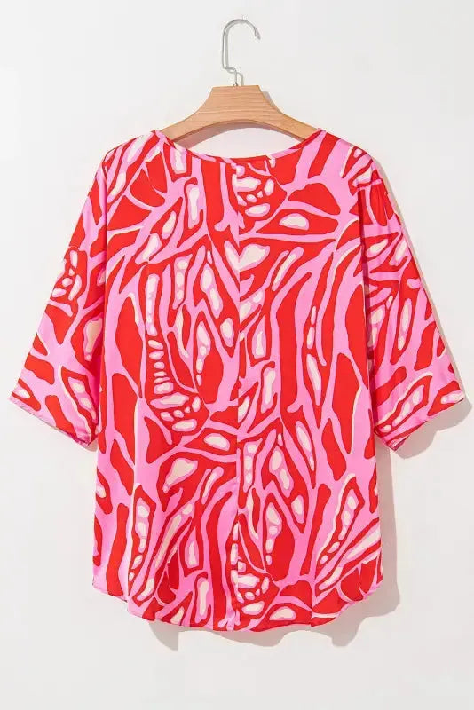 Ruby Rhapsody Oversized Blouse