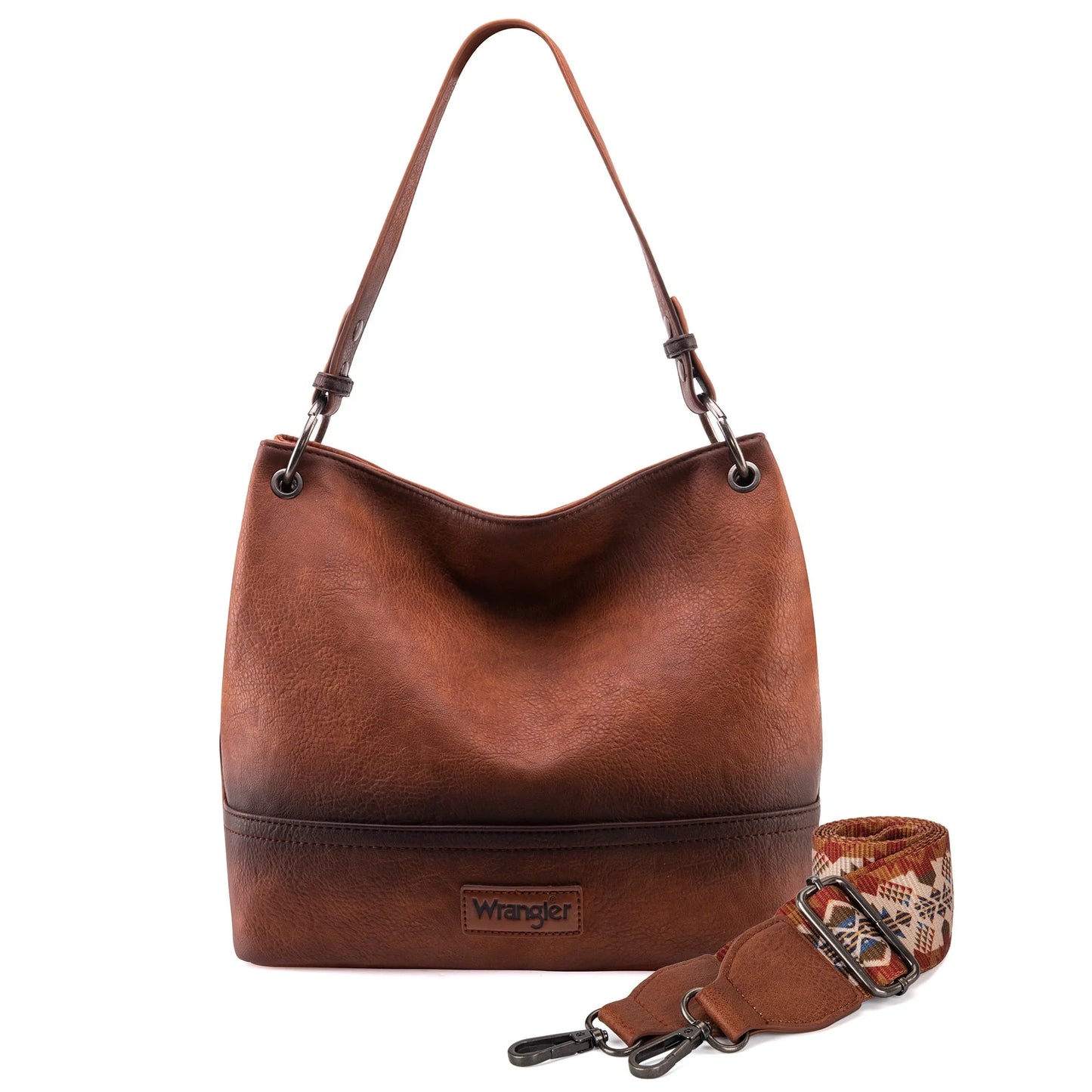 Wrangler Women’s Leather Hobo Tote & Satchel Bag