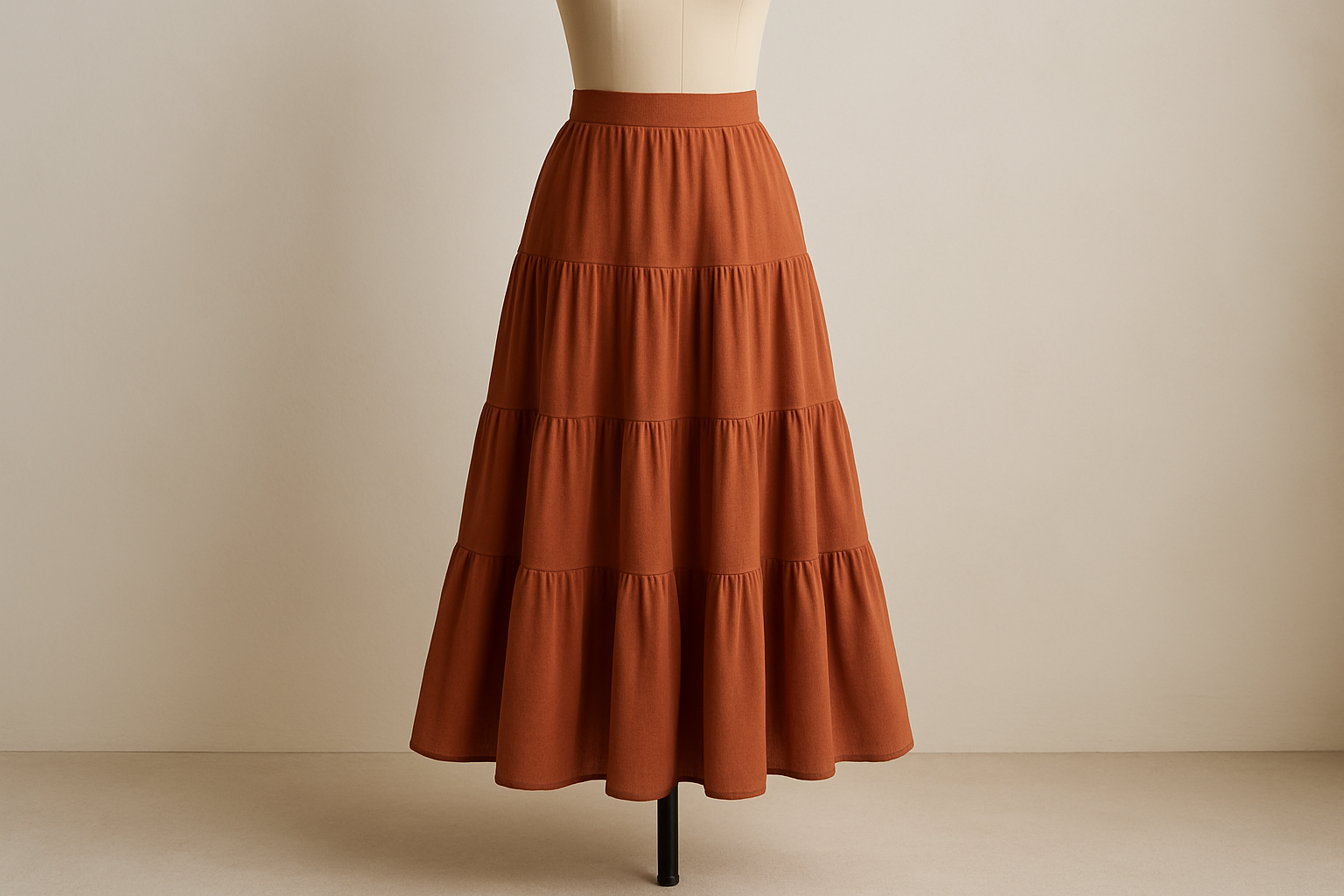 Seraphine Tiered Boho Skirt