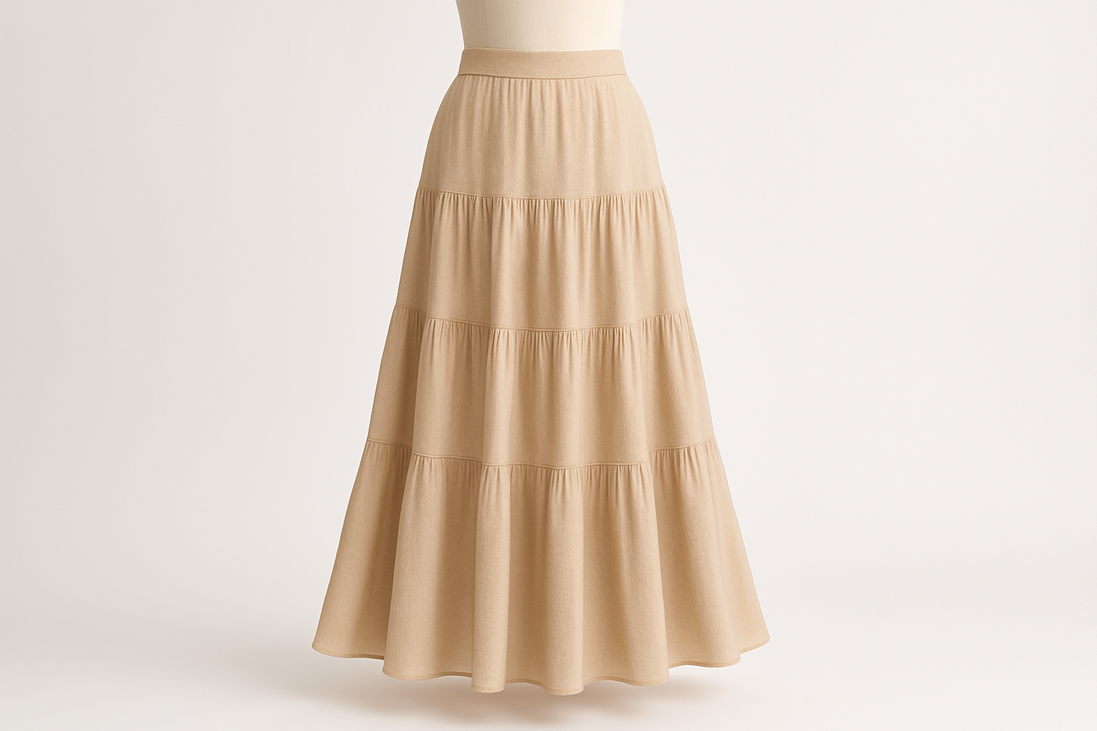 Seraphine Tiered Boho Skirt