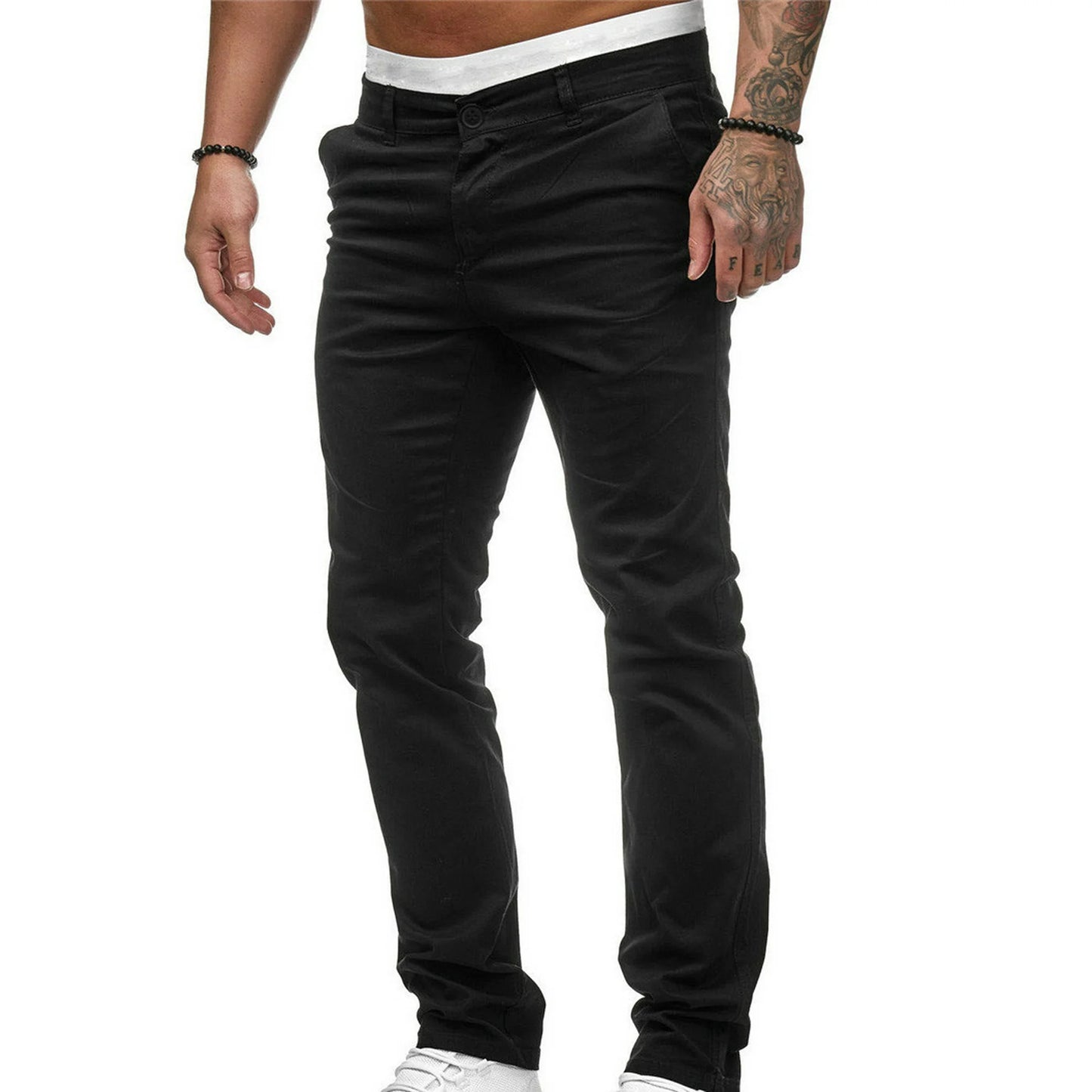 Symoid Mens Flat-front Pants