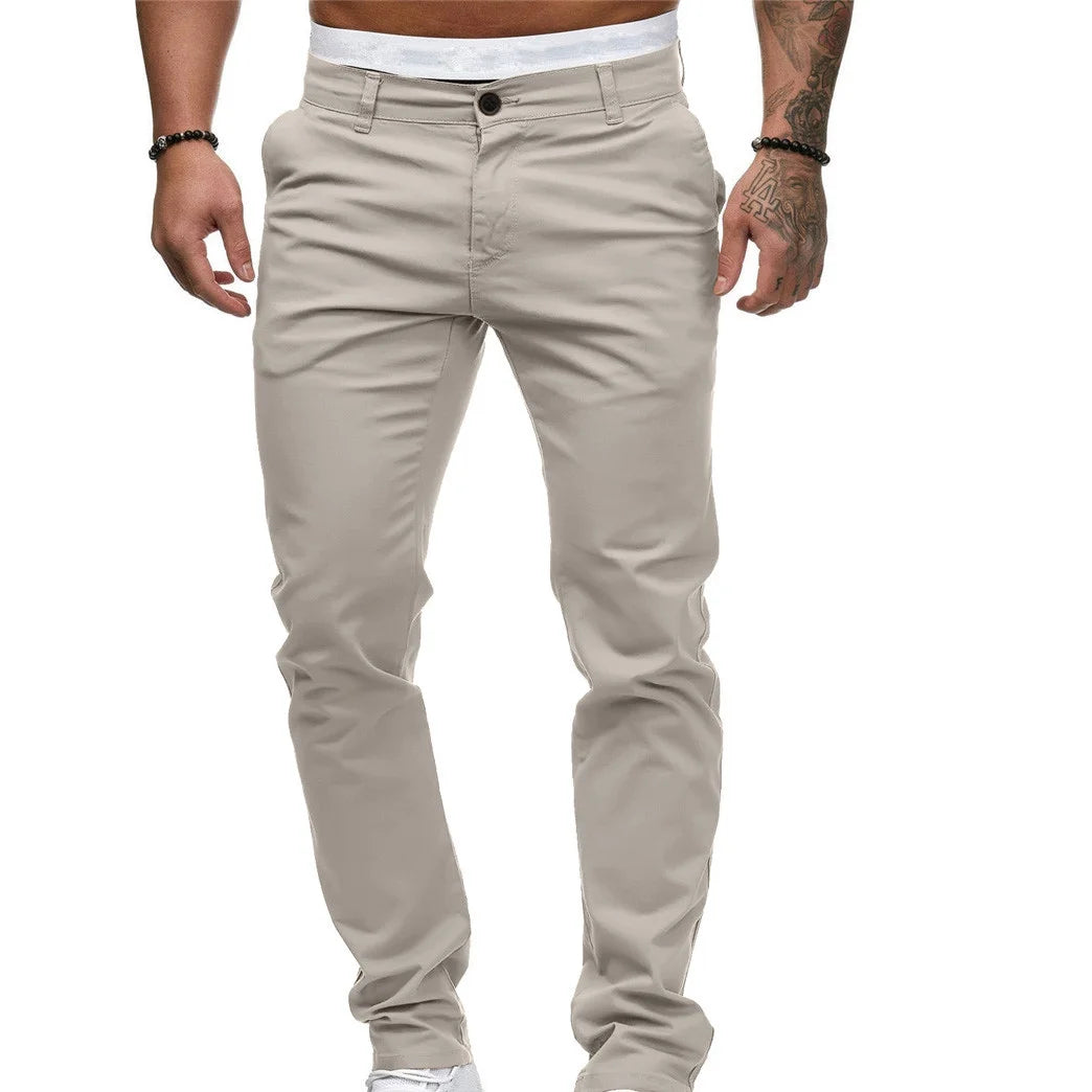 Symoid Mens Flat-front Pants